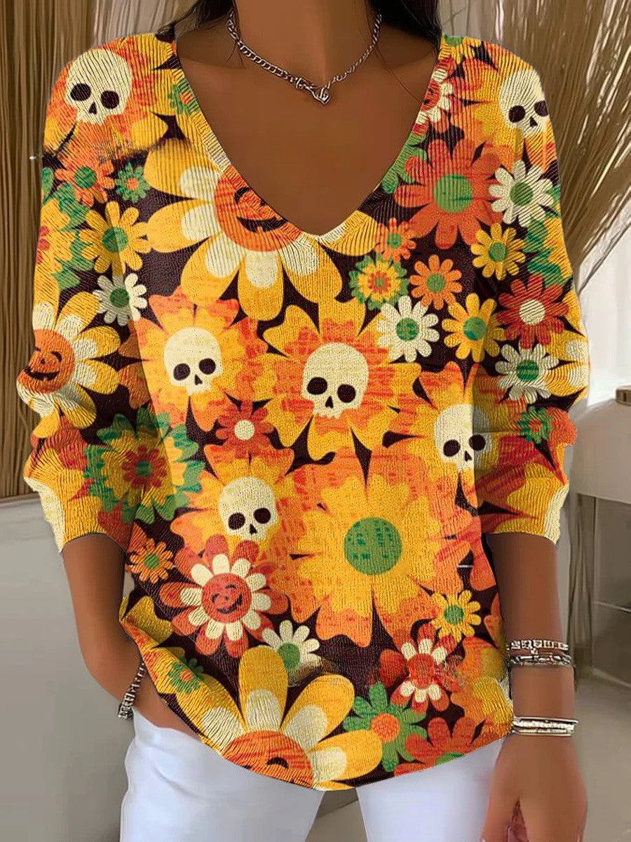 Amber – Pullover mit V-Ausschnitt