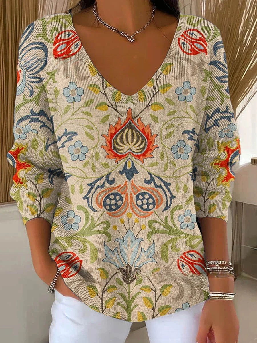 Eva – Pullover mit V-Ausschnitt