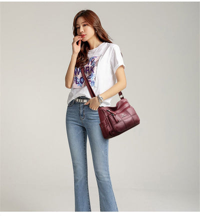 Zari Luxus Leder Tasche