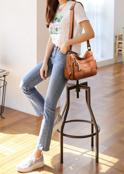 Zari Luxus Leder Tasche