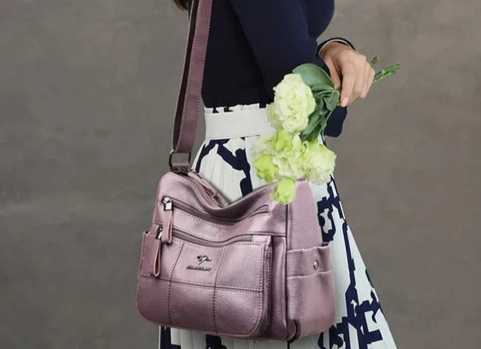 Zari Luxus Leder Tasche