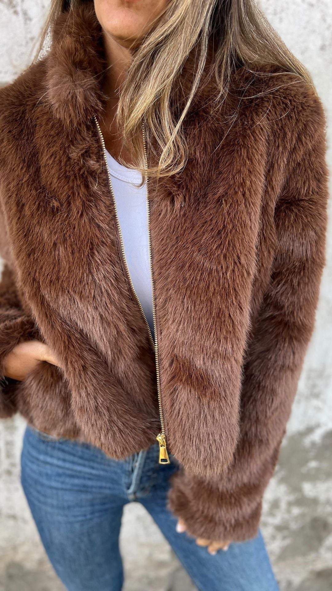 Sara™ | Luxus Pelzmantel