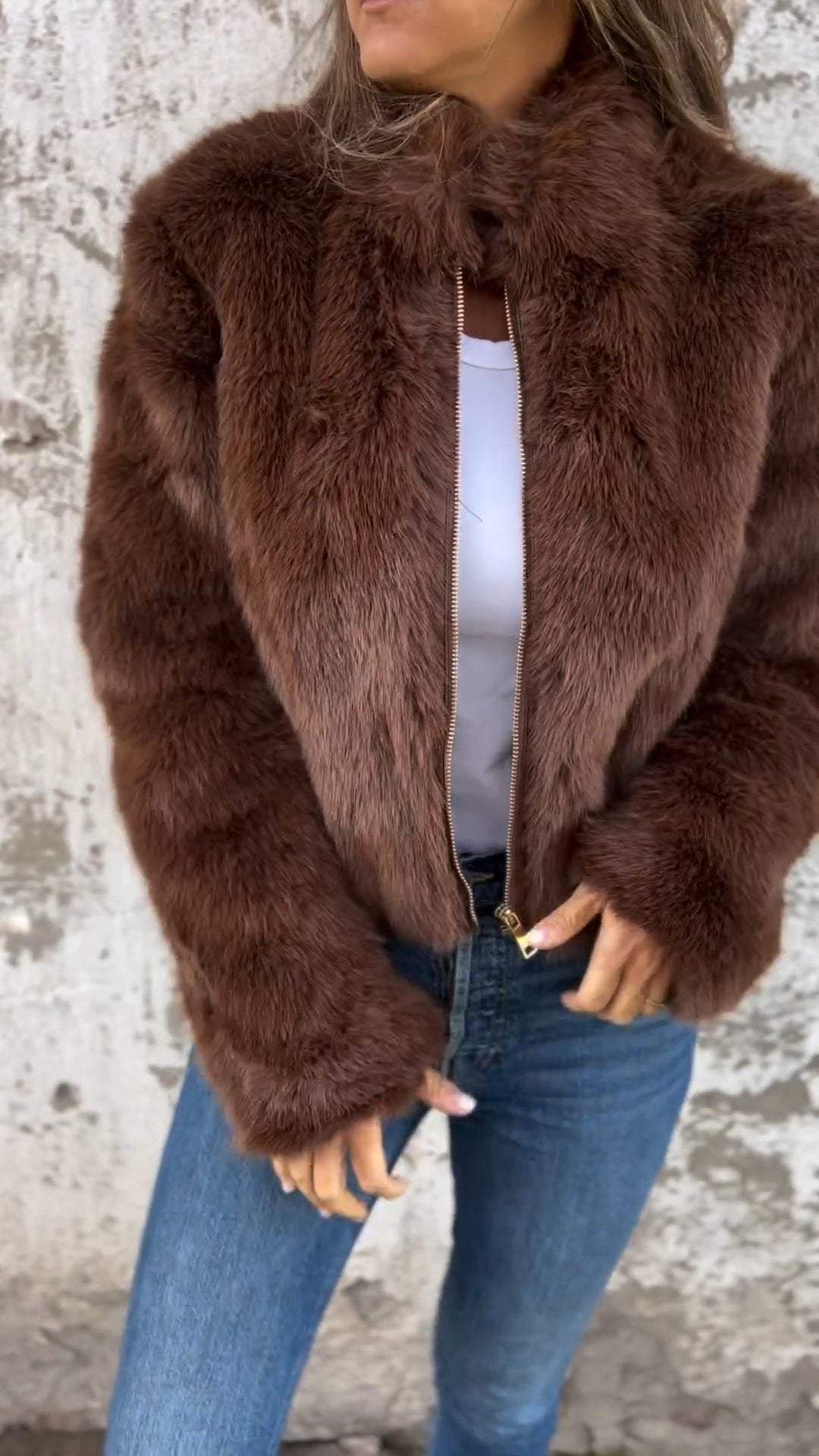 Sara™ | Luxus Pelzmantel