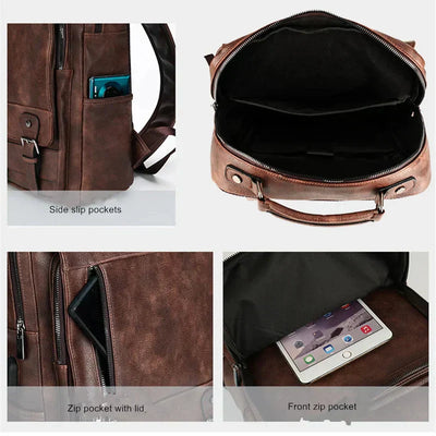 London Leder Rucksack