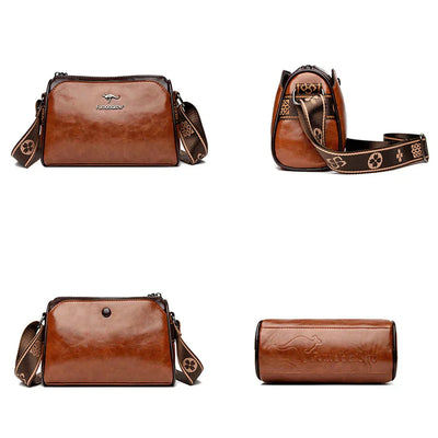 Majestätische Lederhandtasche