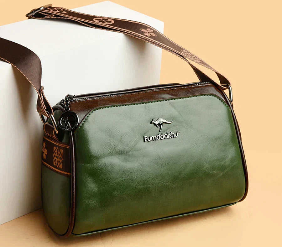 Majestätische Lederhandtasche