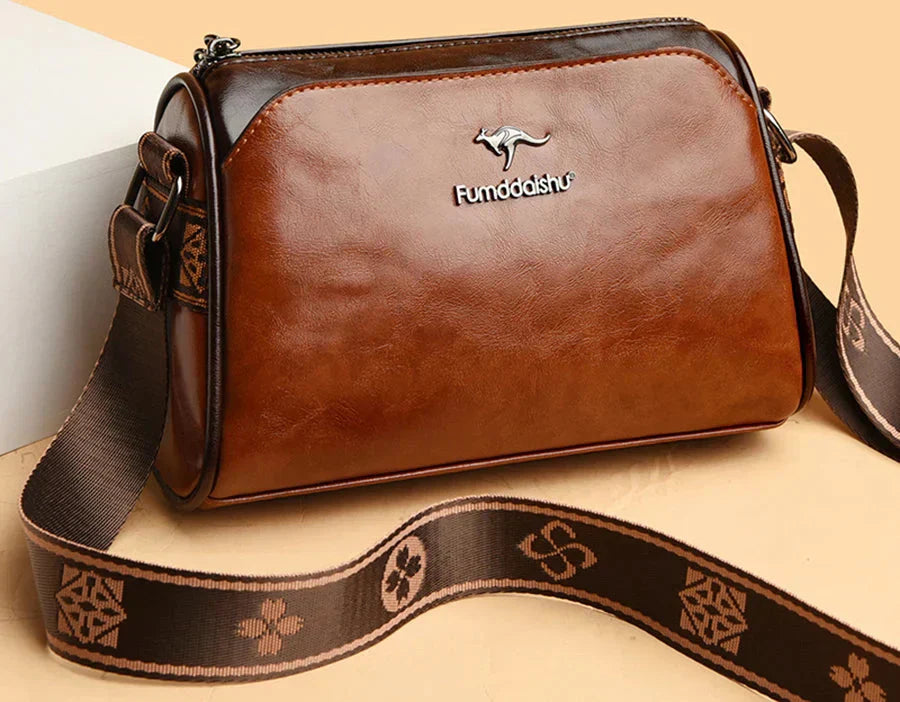 Majestätische Lederhandtasche