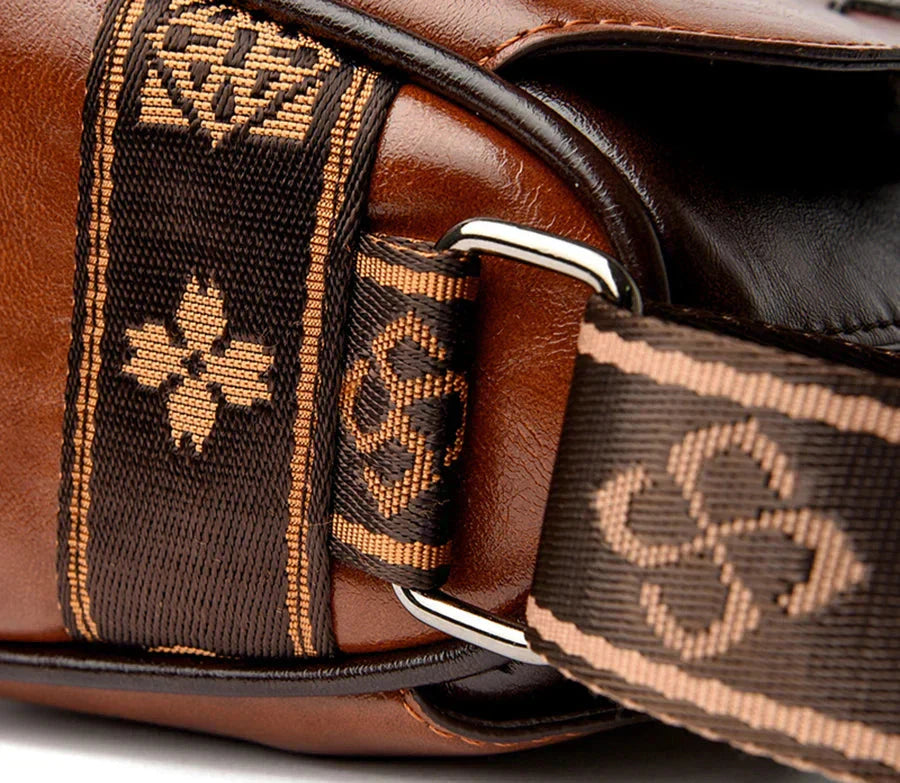 Majestätische Lederhandtasche
