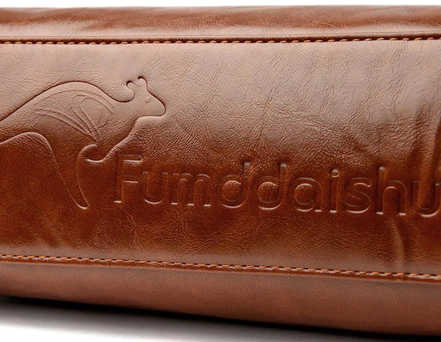 Majestätische Lederhandtasche