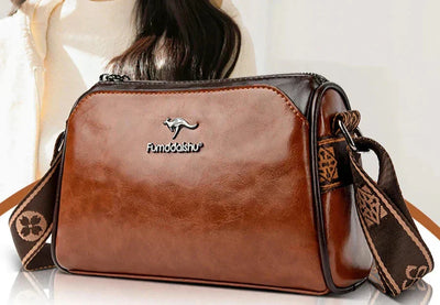 Majestätische Lederhandtasche