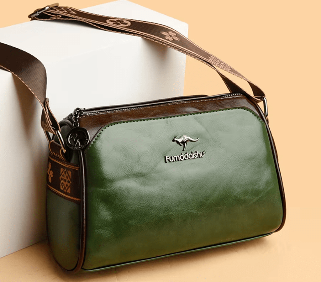 Majestätische Lederhandtasche