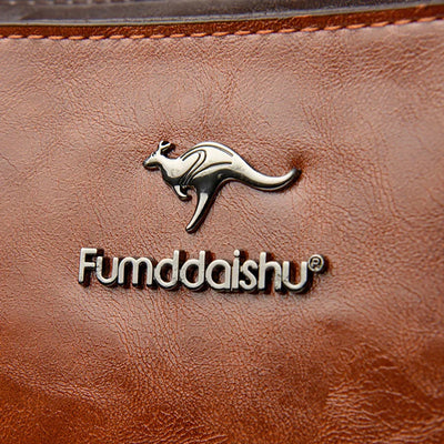 Majestätische Lederhandtasche