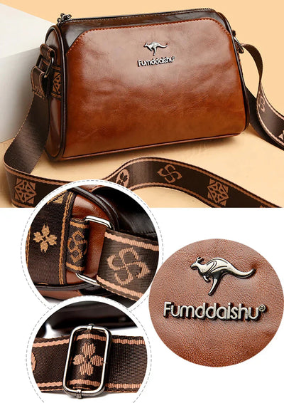 Majestätische Lederhandtasche