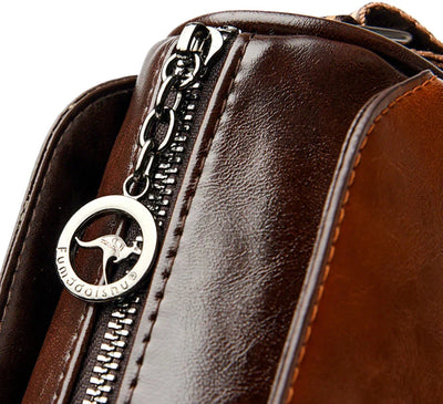Majestätische Lederhandtasche