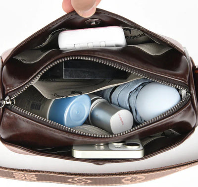 Majestätische Lederhandtasche