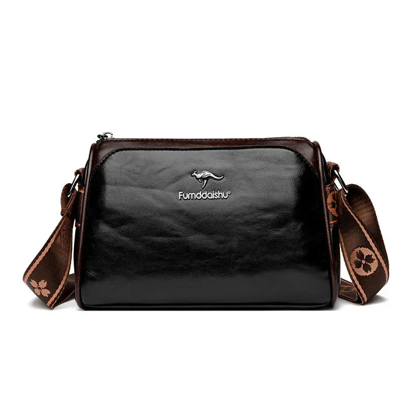 Majestätische Lederhandtasche