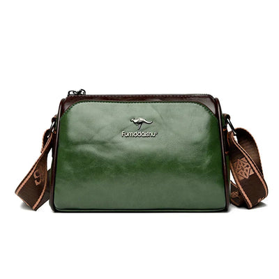 Majestätische Lederhandtasche