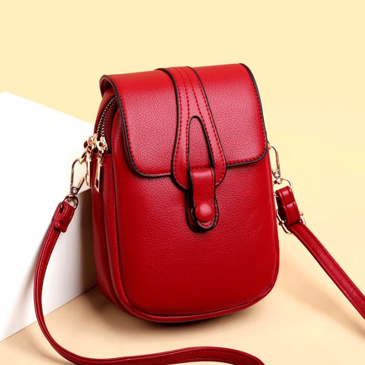 Yenthle - Retro-Lederhandtasche