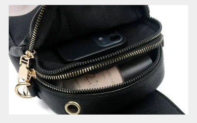 Yenthle - Retro-Lederhandtasche