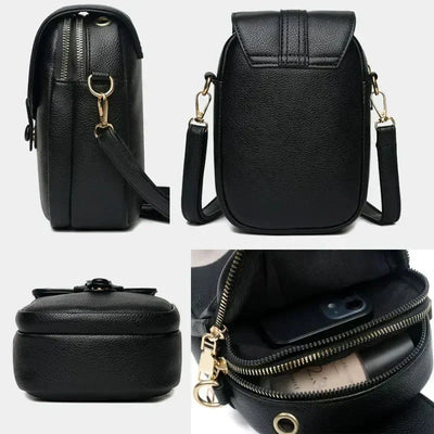 Yenthle - Retro-Lederhandtasche