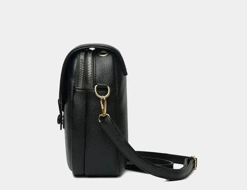 Yenthle - Retro-Lederhandtasche