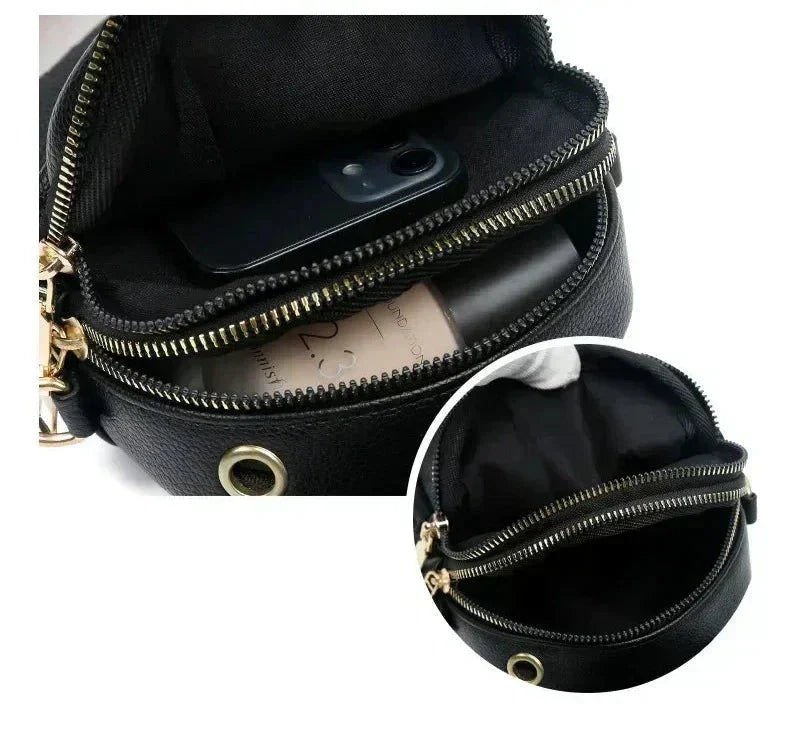 Yenthle - Retro-Lederhandtasche