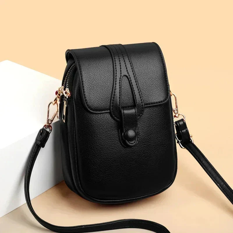 Yenthle - Retro-Lederhandtasche