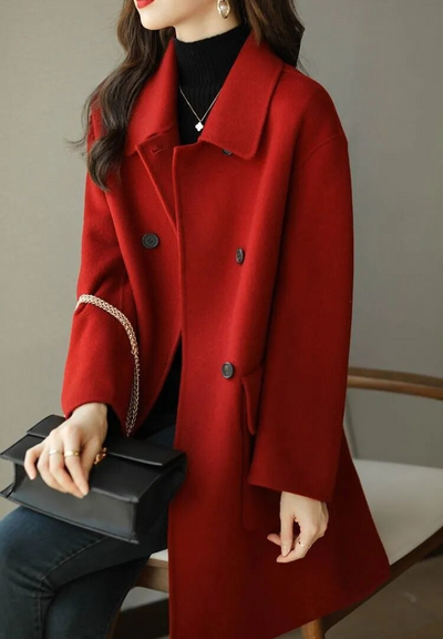 Elisa | Damen Woll Wintermantel