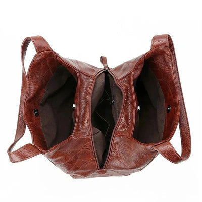 Vintage Lederhandtasche