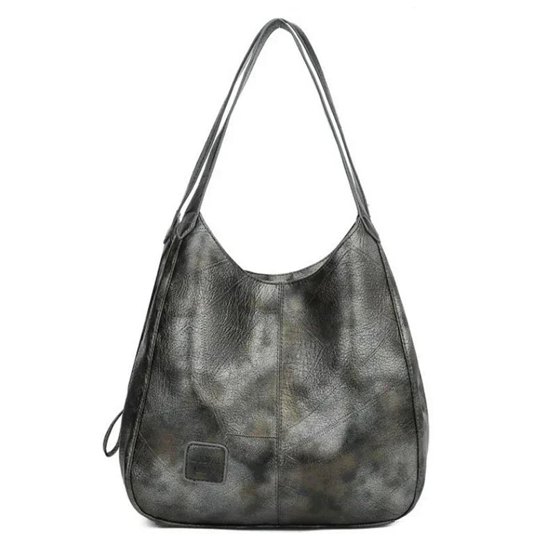 Vintage Lederhandtasche
